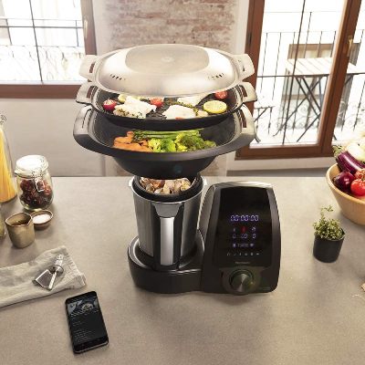 robot de cocina multifunción Cecotec Mambo 10090 accesorios