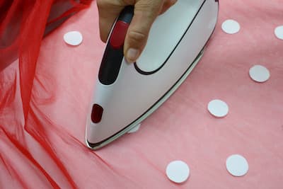 cómo planchar una falda tul